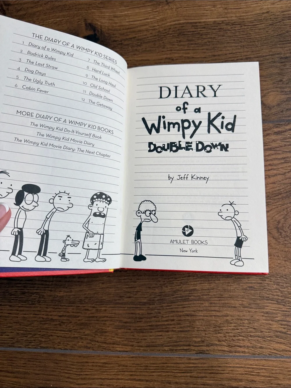 Diary of a Wimpy Kid: Double Down - Red Kids Book